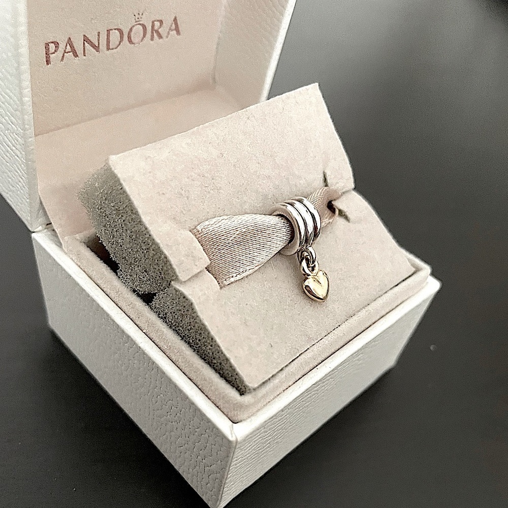 Pandora Dangling Heart Charm - Picture 2 of 3